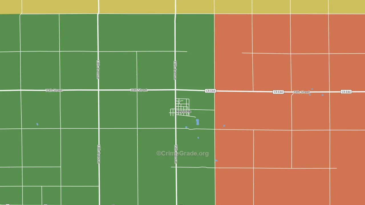 52249, IA Map of Drug-Related Crime Rates