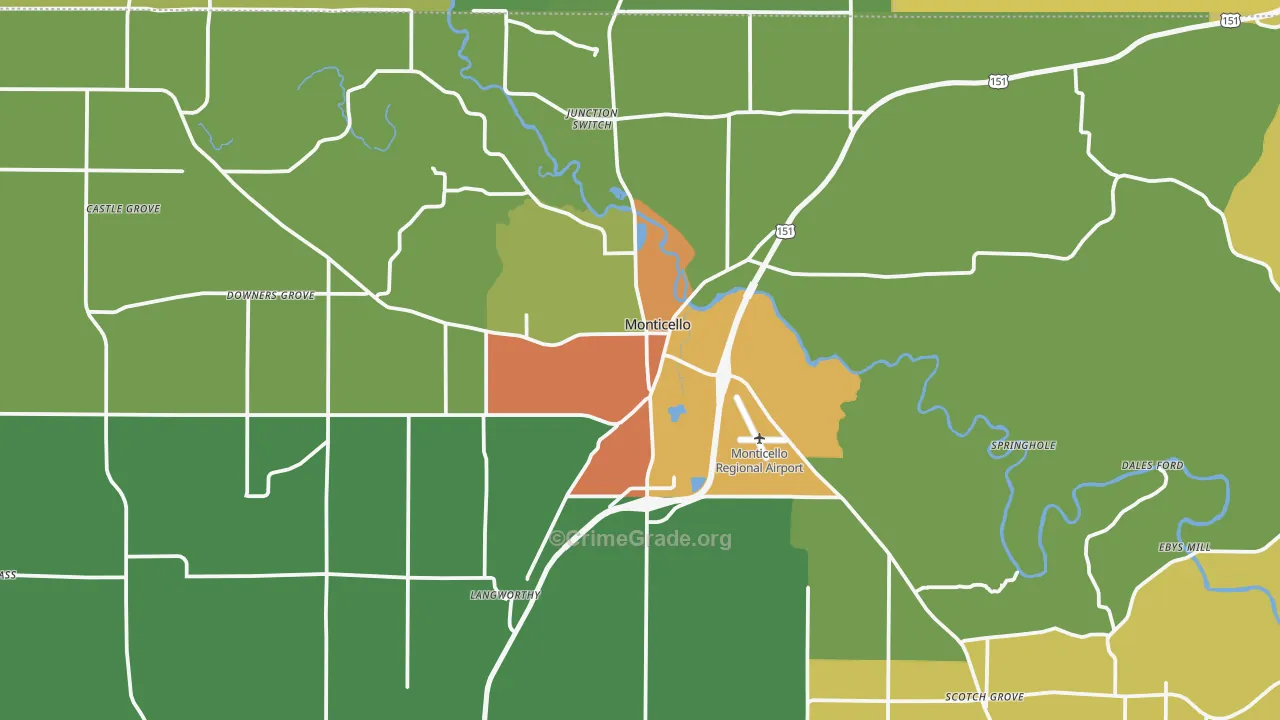 52310, IA Map of Drug-Related Crime Rates