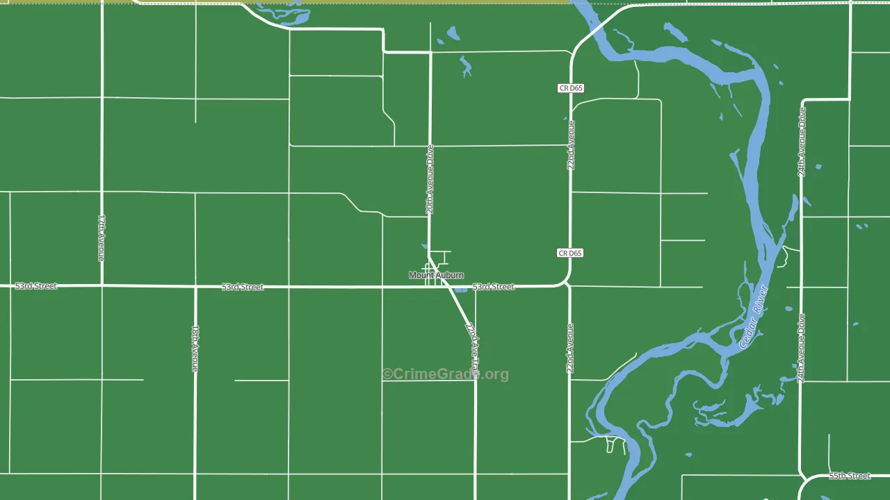52313, IA Map of Drug-Related Crime Rates