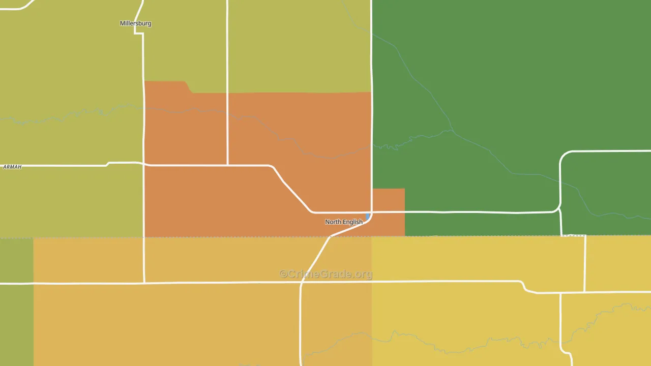 52316, IA Map of Drug-Related Crime Rates