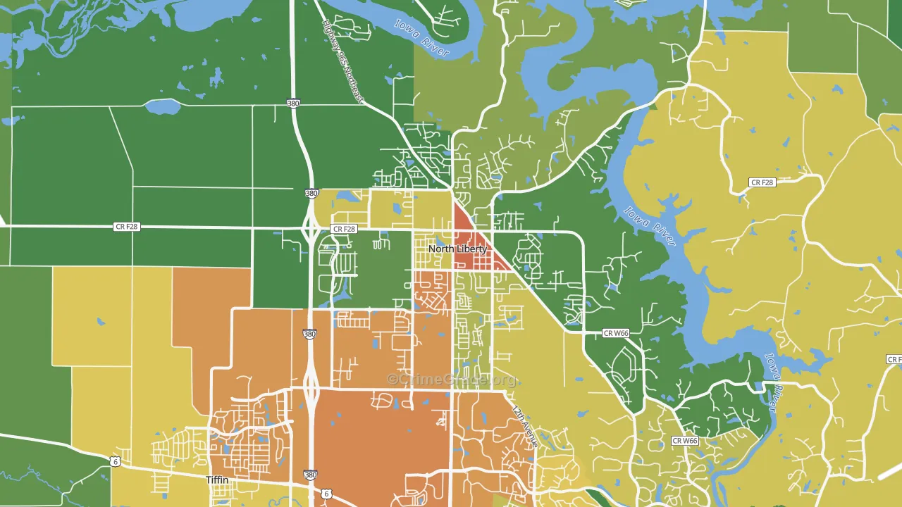 52317, IA Map of Drug-Related Crime Rates