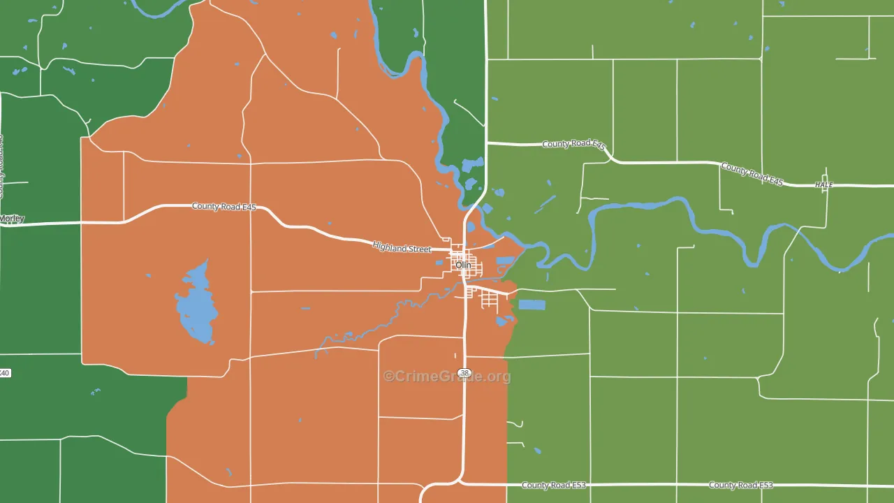 52320, IA Map of Drug-Related Crime Rates