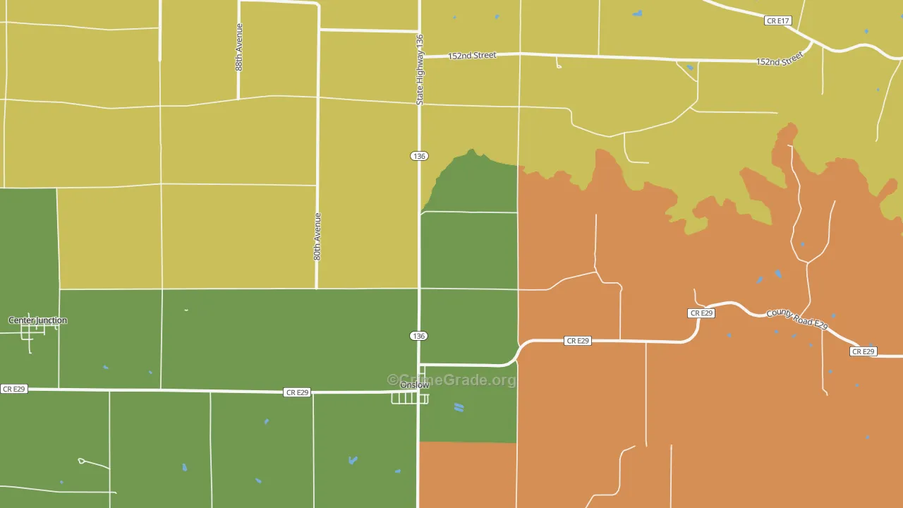 52321, IA Map of Drug-Related Crime Rates