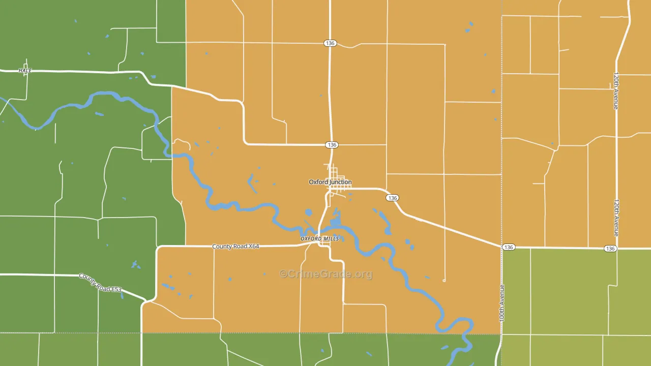 52323, IA Map of Drug-Related Crime Rates