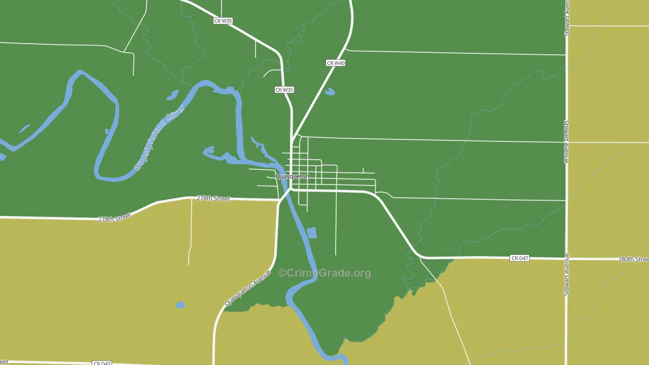 52326, IA Map of Drug-Related Crime Rates
