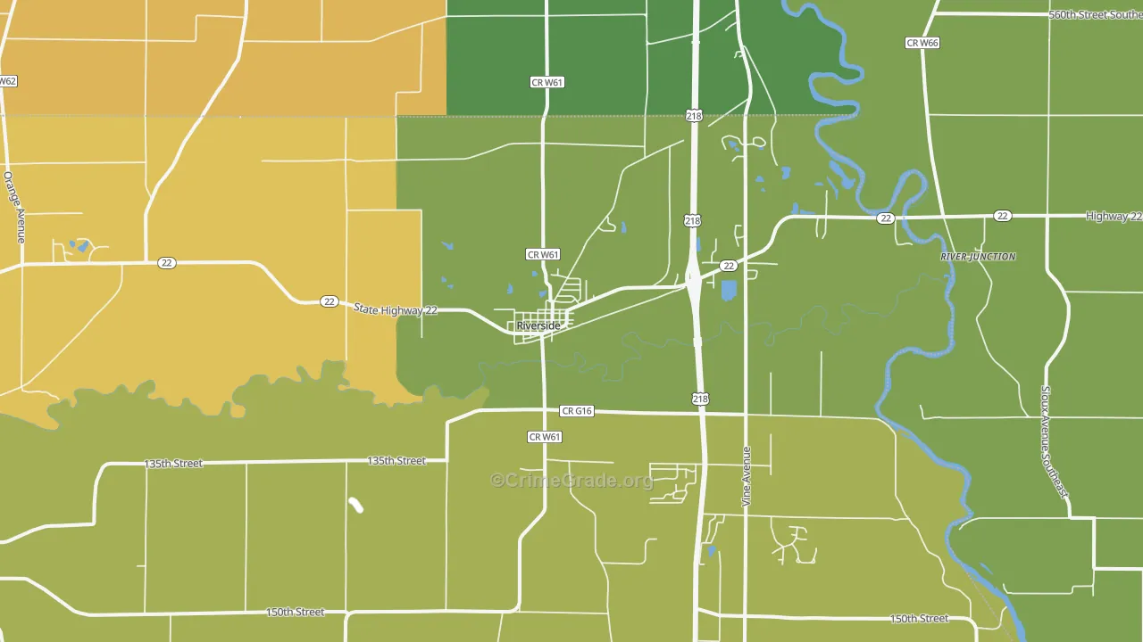 52327, IA Map of Drug-Related Crime Rates