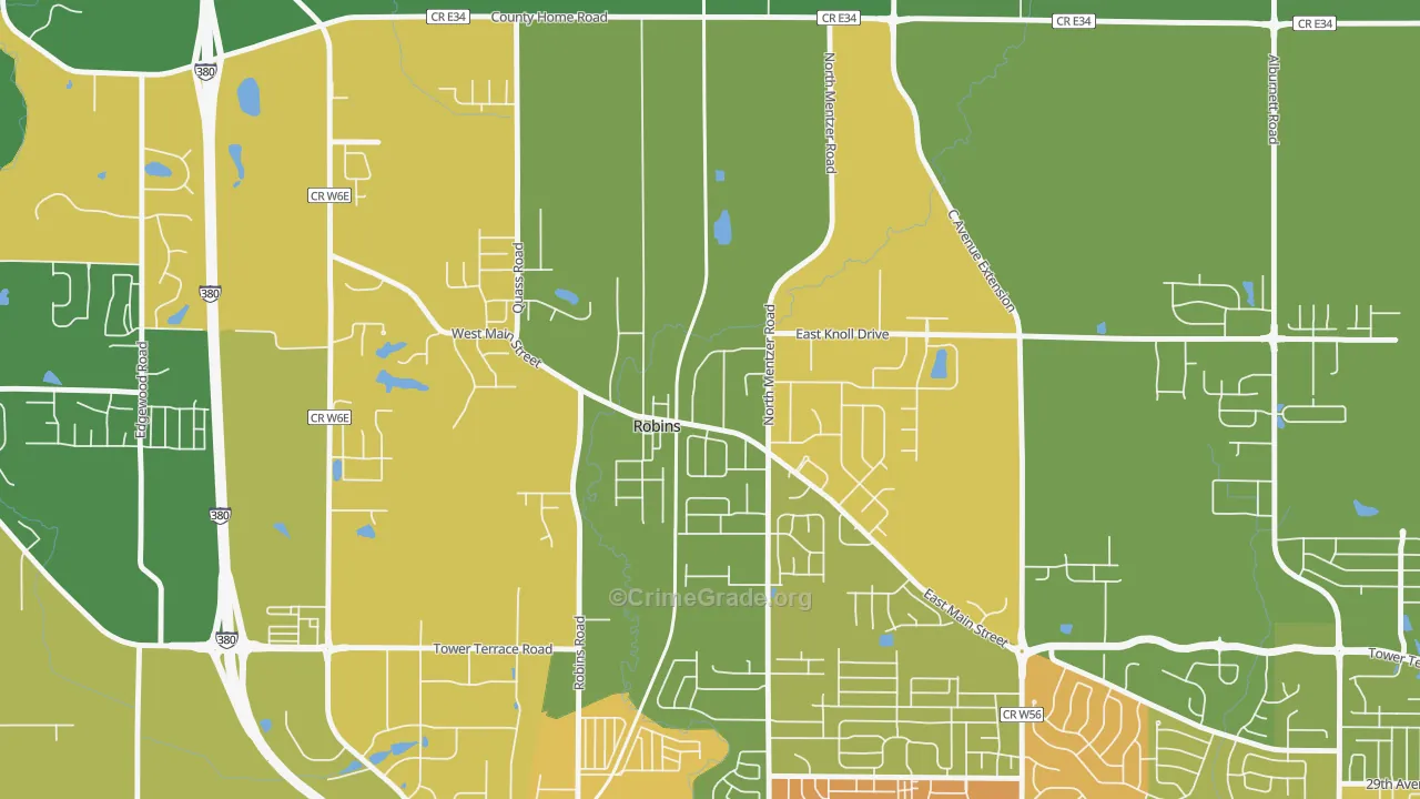 52328, IA Map of Drug-Related Crime Rates