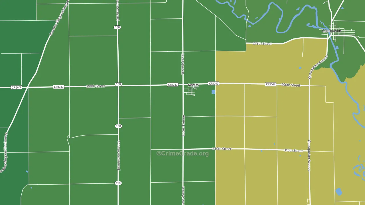 52329, IA Map of Drug-Related Crime Rates