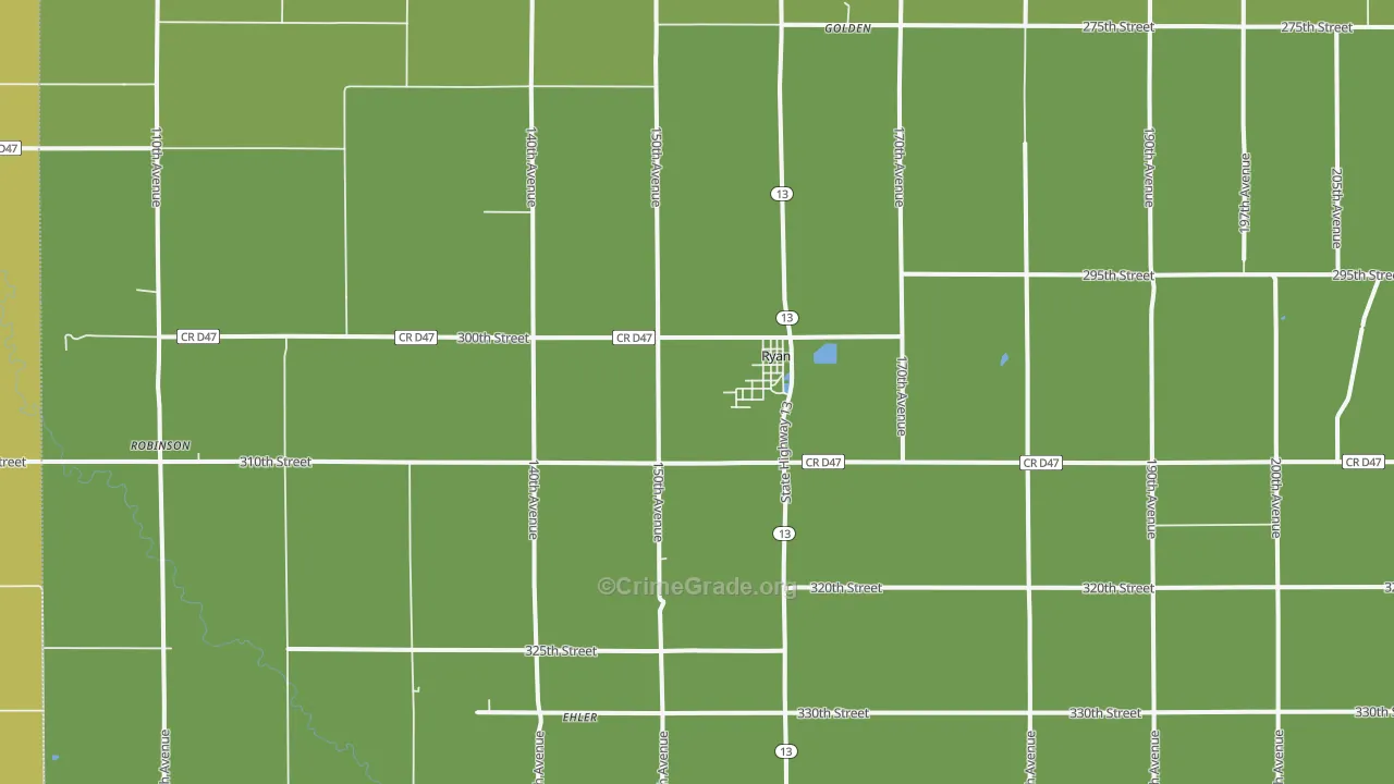 52330, IA Map of Drug-Related Crime Rates