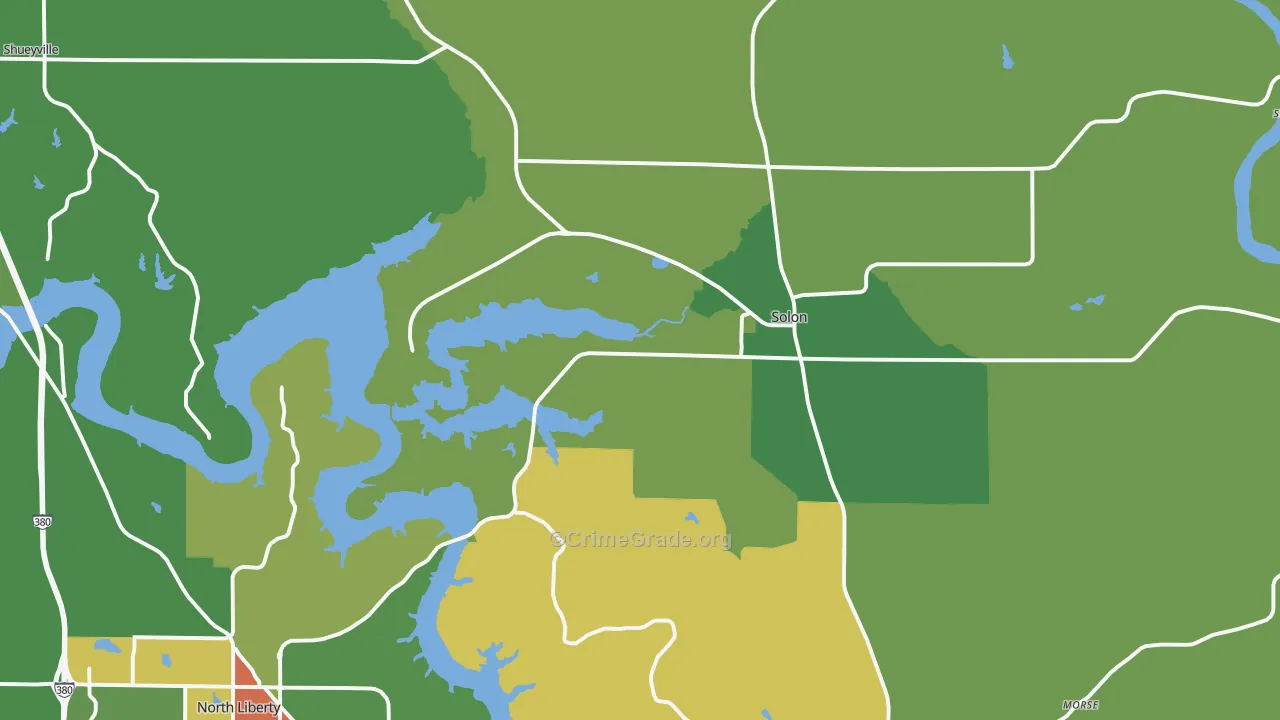 52333, IA Map of Drug-Related Crime Rates