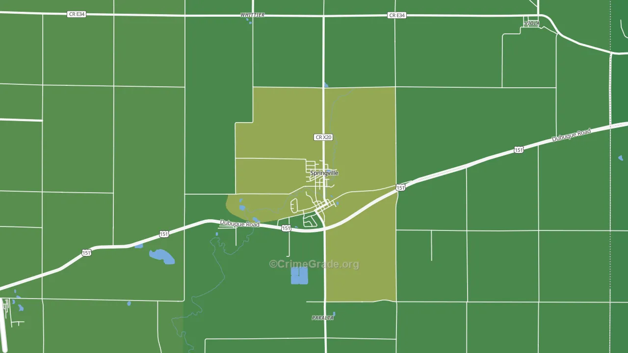52336, IA Map of Drug-Related Crime Rates