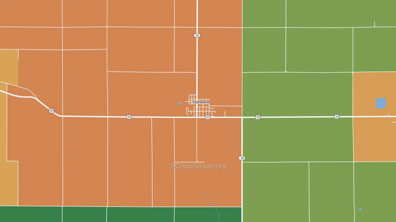 52337, IA Map of Drug-Related Crime Rates