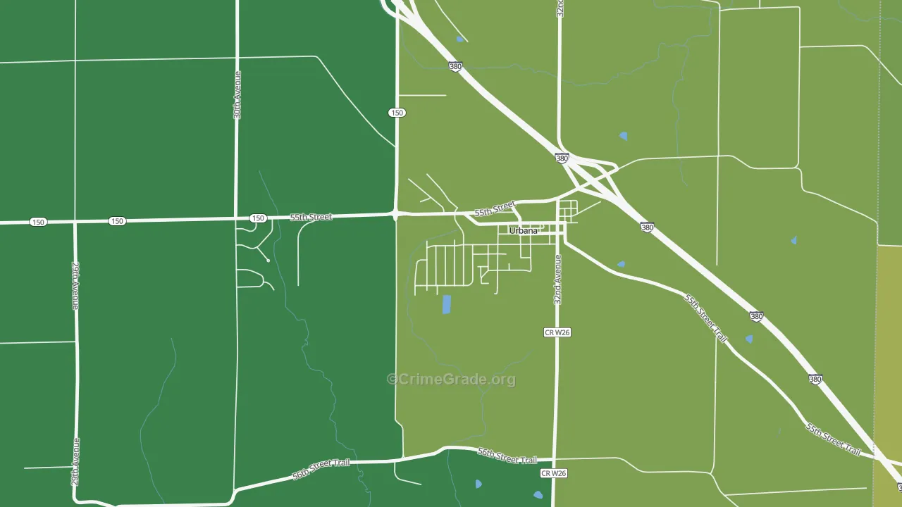 52345, IA Map of Drug-Related Crime Rates
