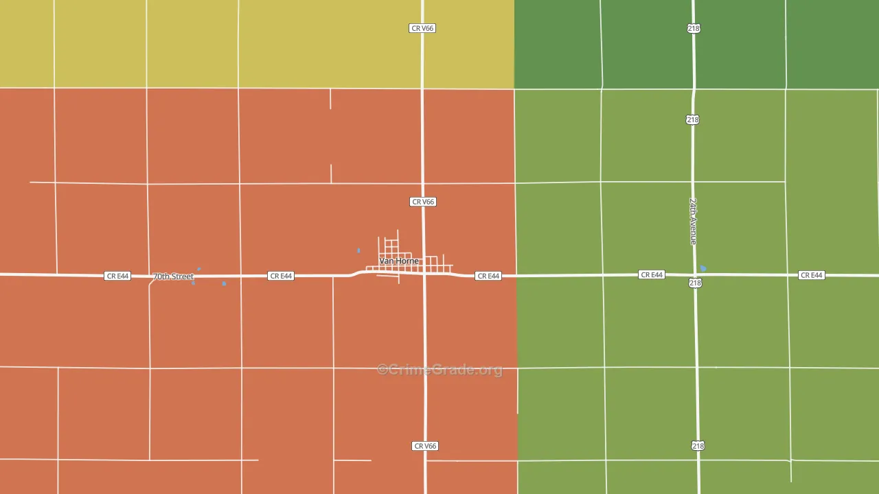 52346, IA Map of Drug-Related Crime Rates