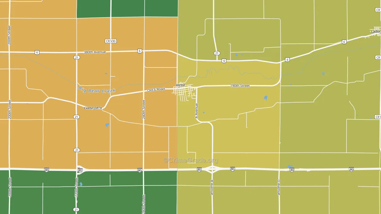 52347, IA Map of Drug-Related Crime Rates
