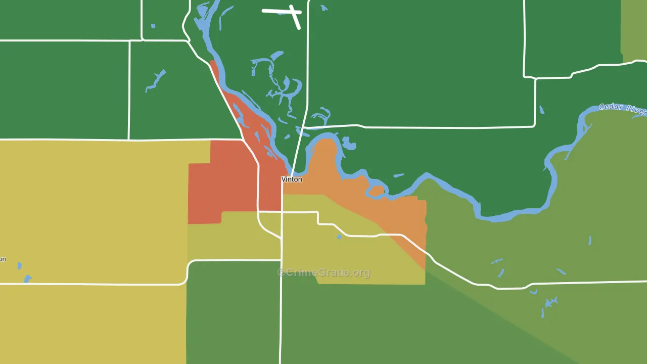52349, IA Map of Drug-Related Crime Rates