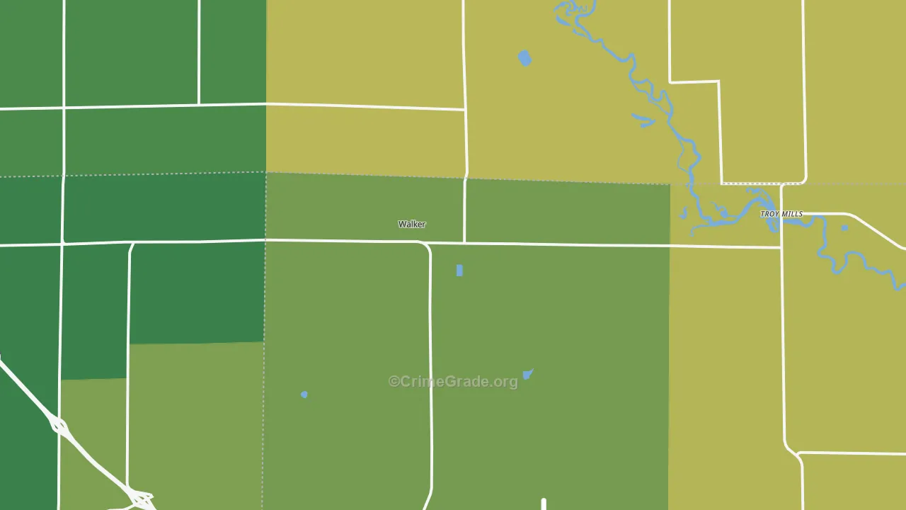 52352, IA Map of Drug-Related Crime Rates