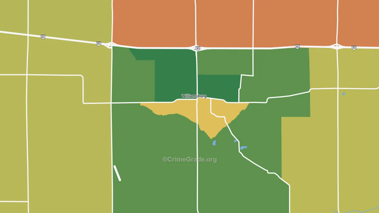 52361, IA Map of Drug-Related Crime Rates