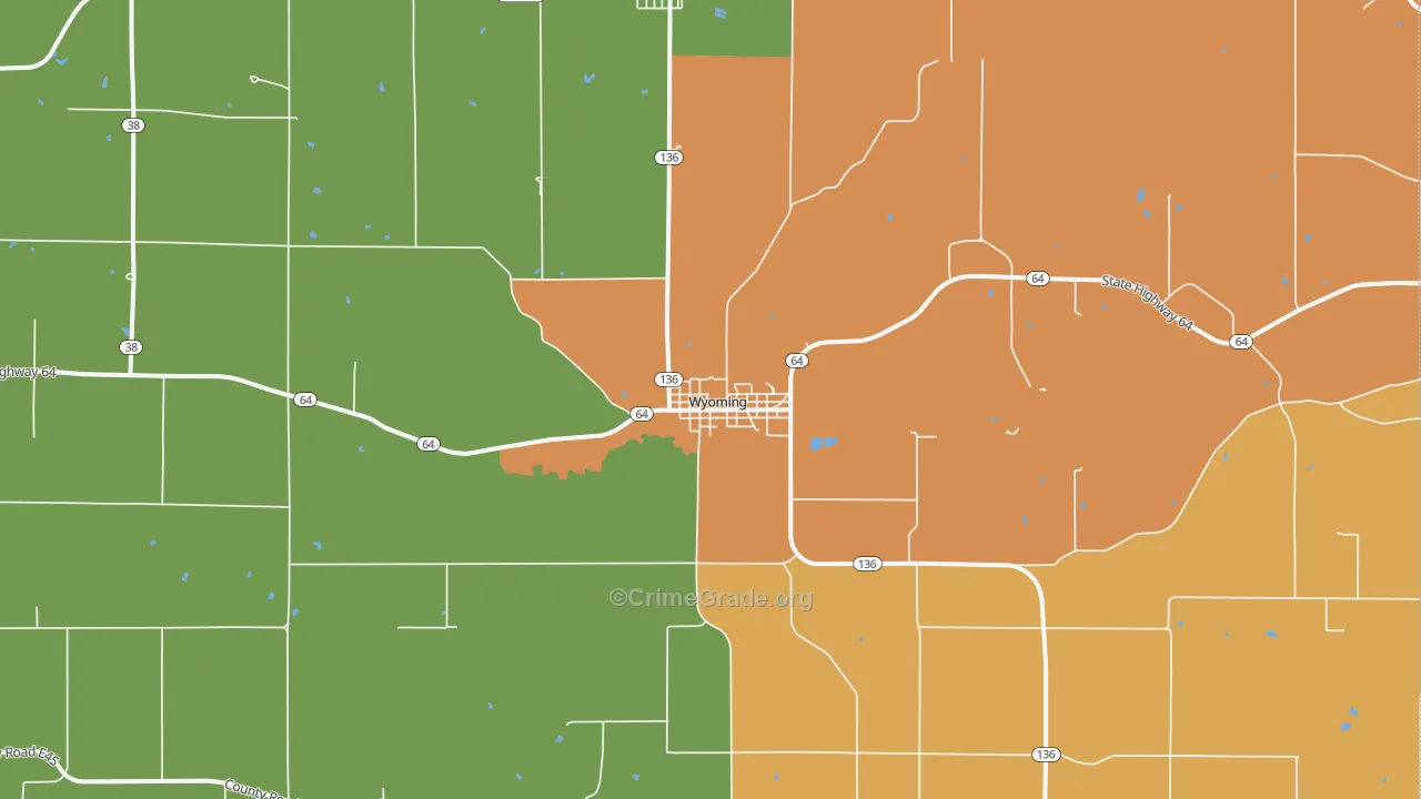 52362, IA Map of Drug-Related Crime Rates