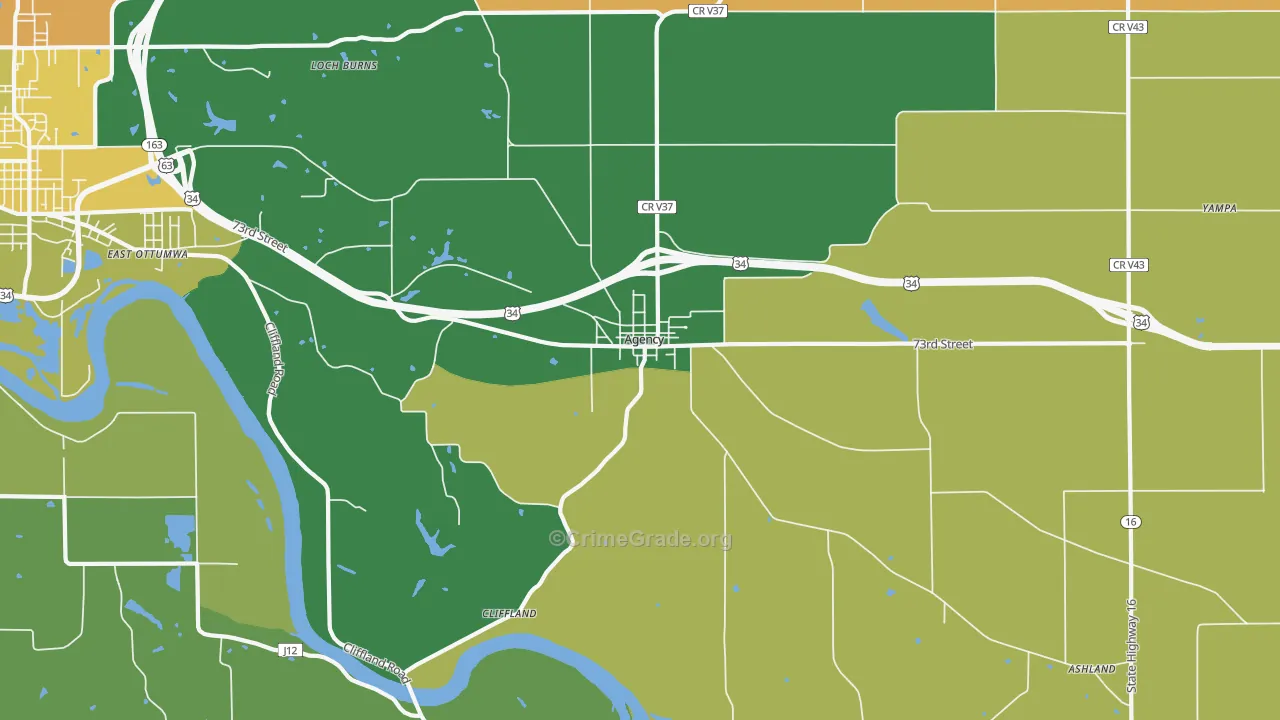52530, IA Map of Drug-Related Crime Rates