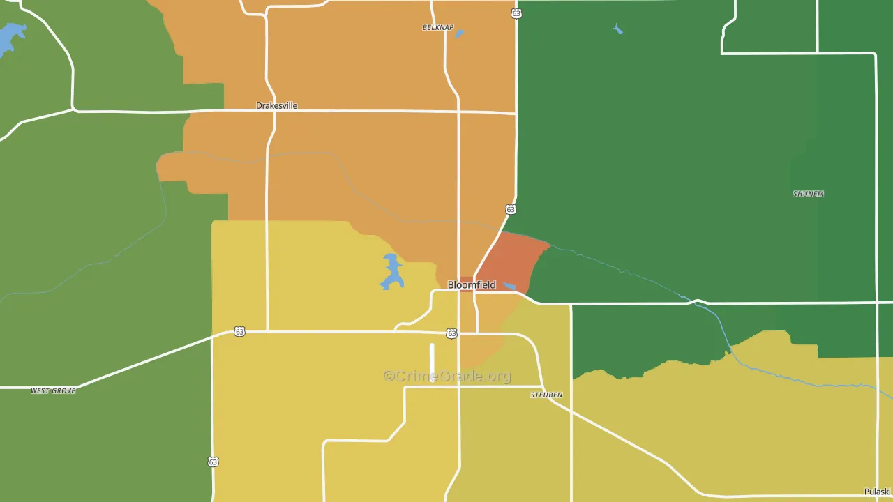 52537, IA Map of Drug-Related Crime Rates