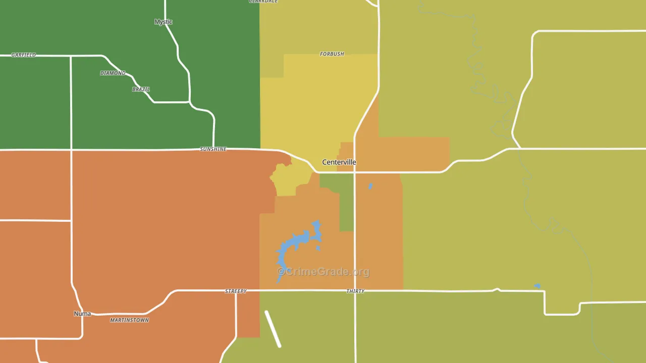 52544, IA Map of Drug-Related Crime Rates