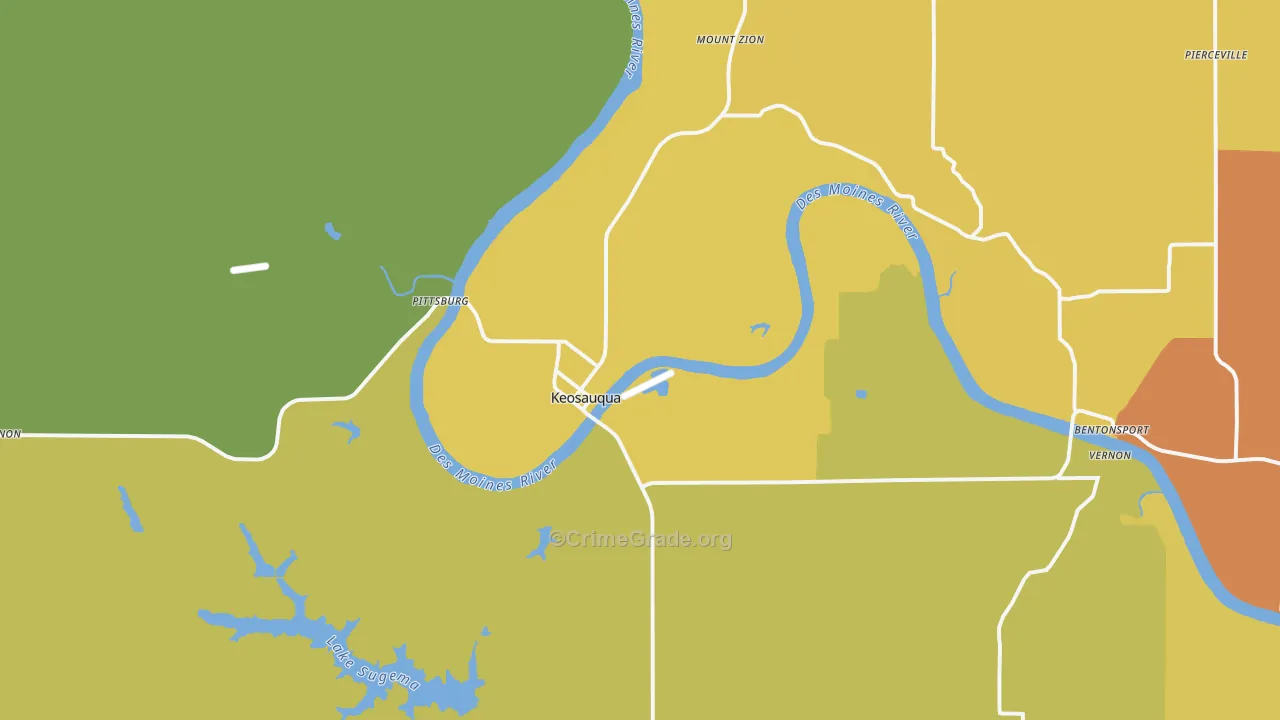 52565, IA Map of Drug-Related Crime Rates