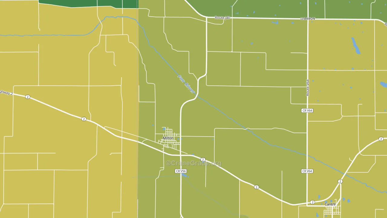 52570, IA Map of Drug-Related Crime Rates