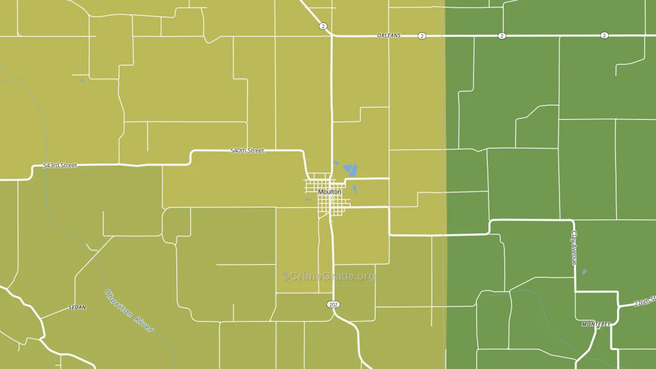 52572, IA Map of Drug-Related Crime Rates
