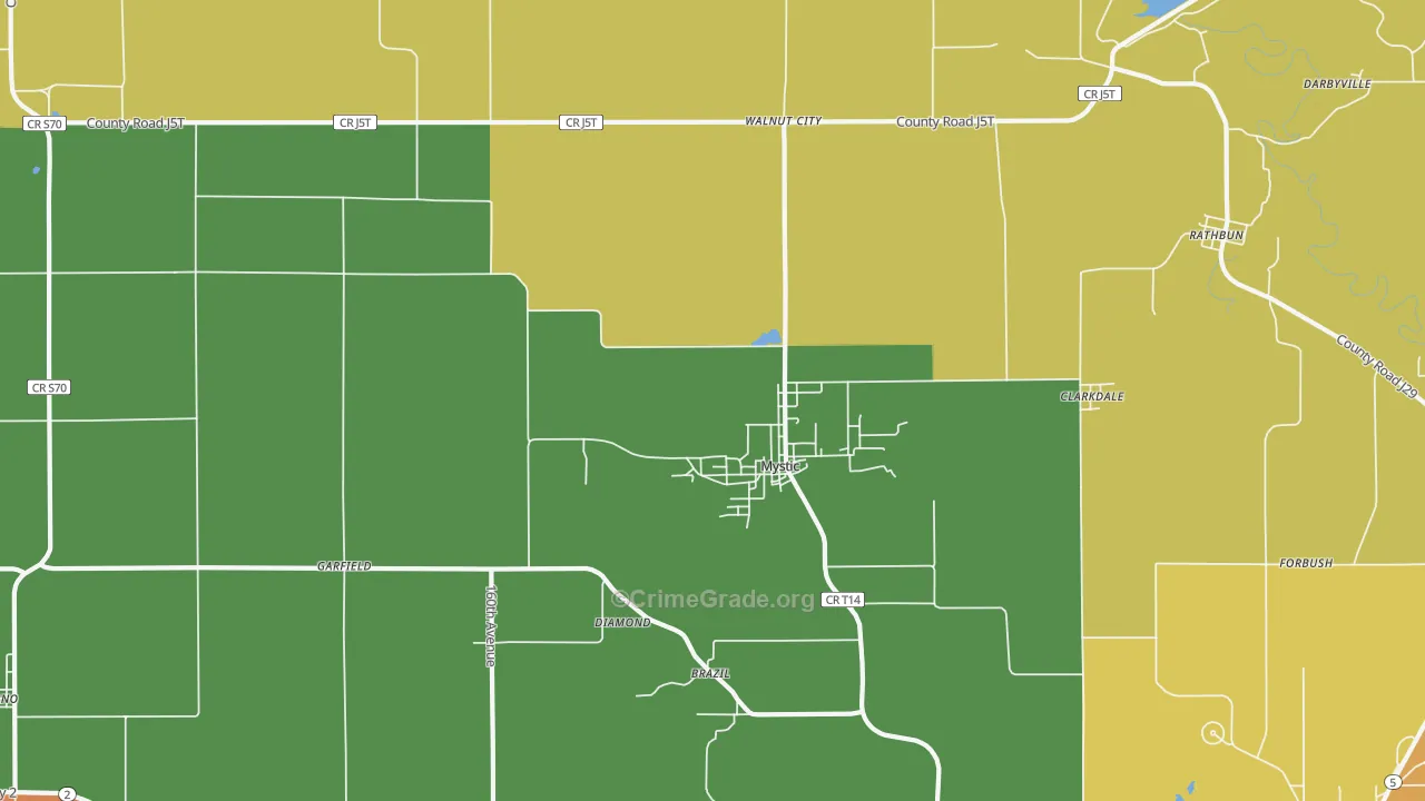 52574, IA Map of Drug-Related Crime Rates