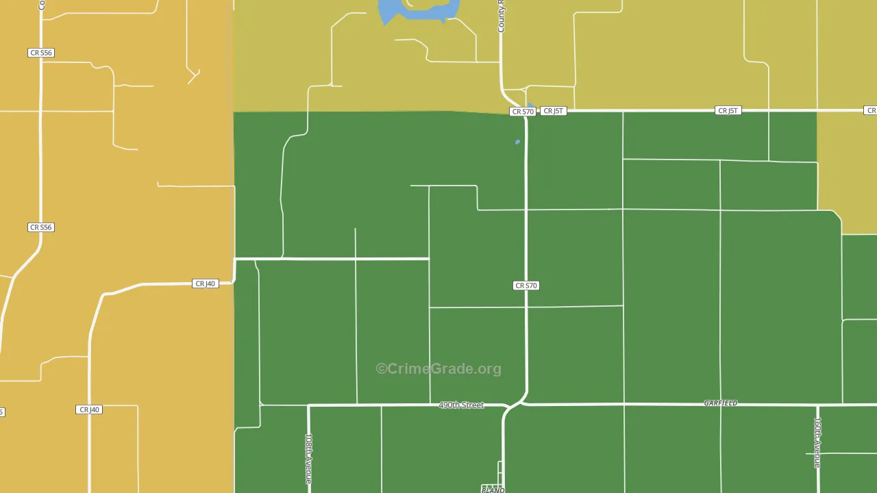 52581, IA Map of Drug-Related Crime Rates