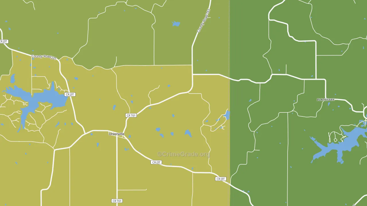 52594, IA Map of Drug-Related Crime Rates
