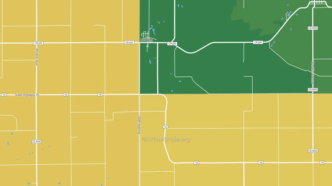 52630, IA Map of Drug-Related Crime Rates