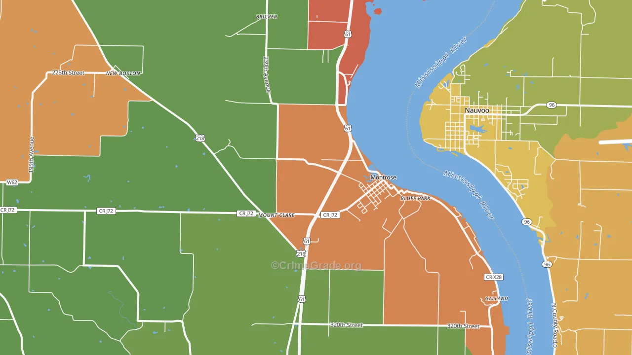 52639, IA Map of Drug-Related Crime Rates