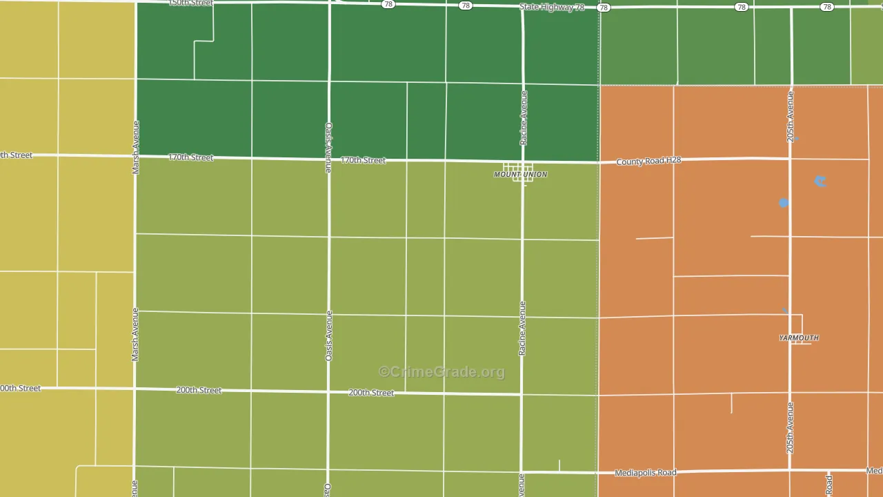 52644, IA Map of Drug-Related Crime Rates