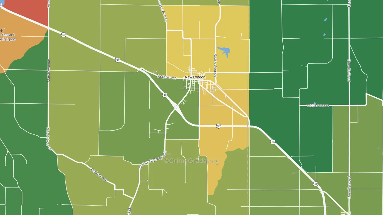 52645, IA Map of Drug-Related Crime Rates