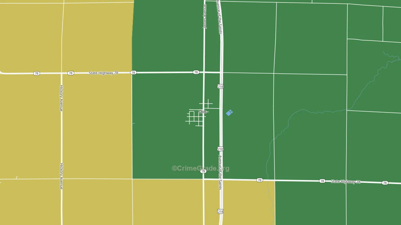 52647, IA Map of Drug-Related Crime Rates