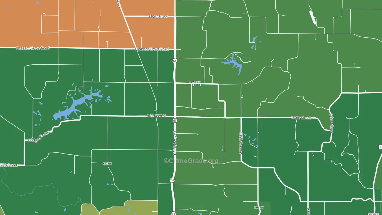 52650, IA Map of Drug-Related Crime Rates