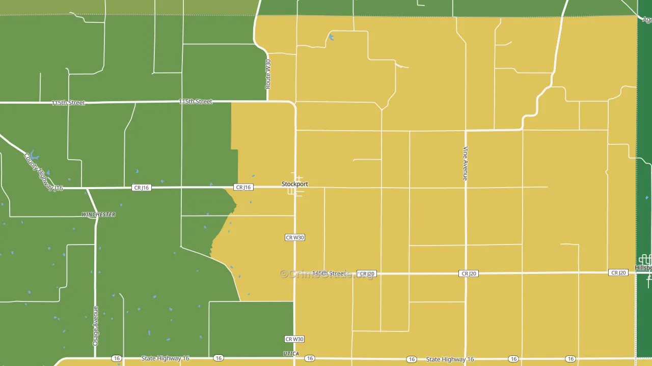 52651, IA Map of Drug-Related Crime Rates