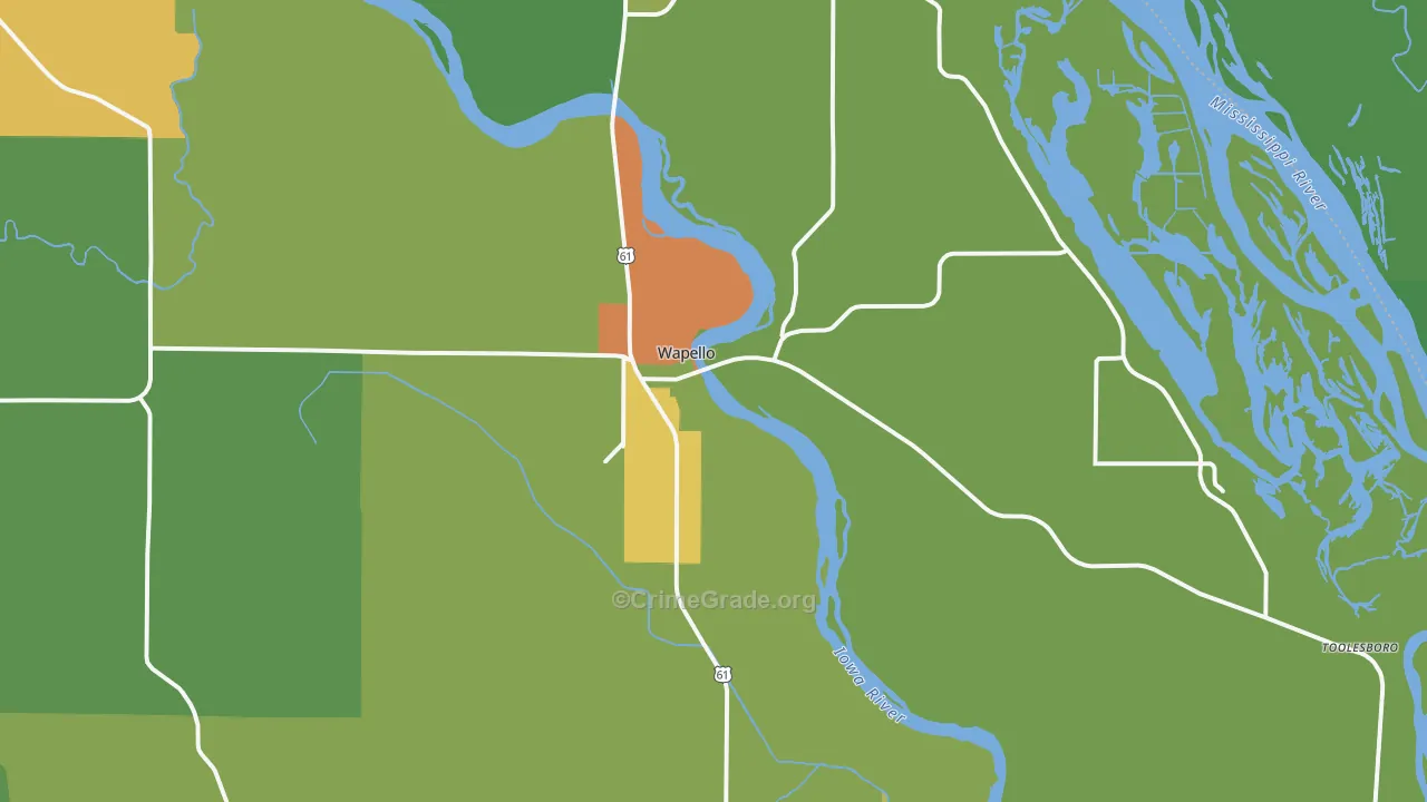 52653, IA Map of Drug-Related Crime Rates