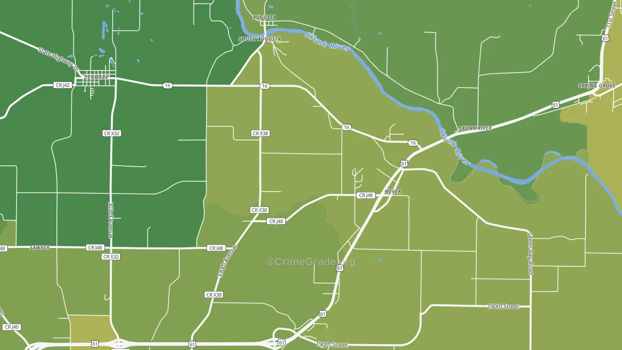 52658, IA Map of Drug-Related Crime Rates