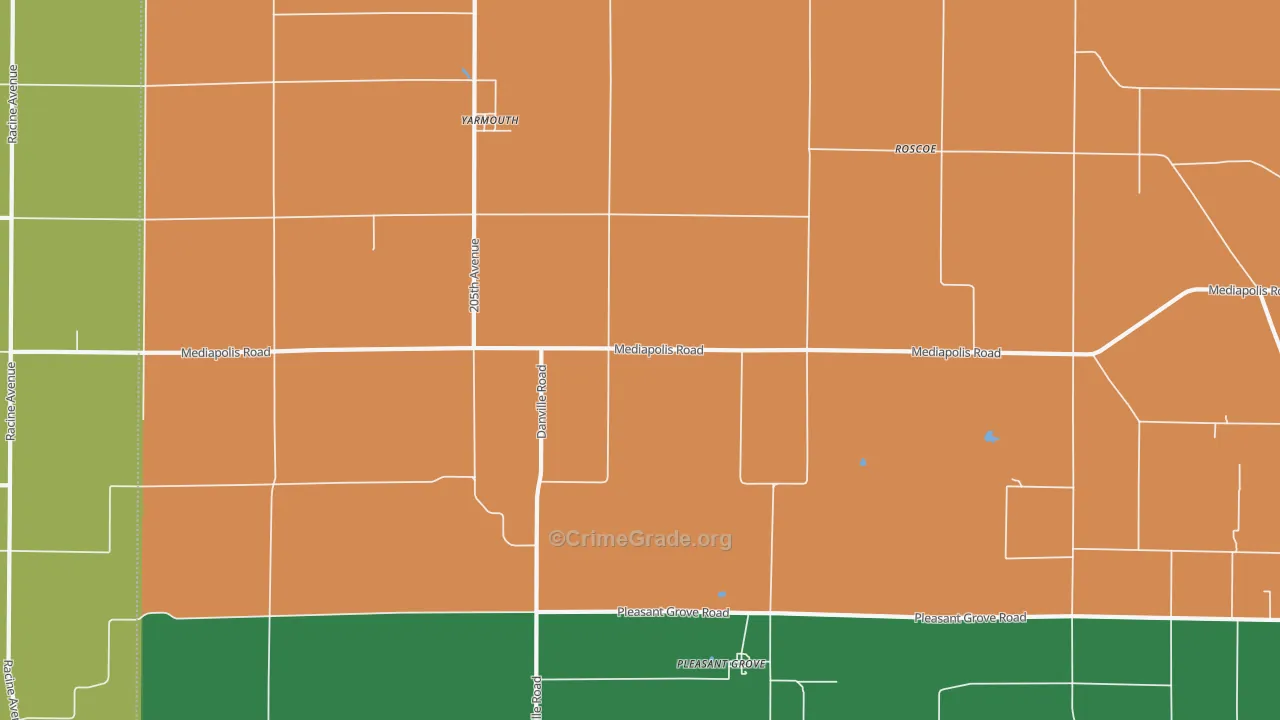 52660, IA Map of Drug-Related Crime Rates