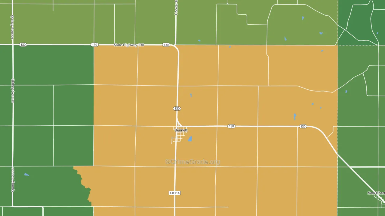 52721, IA Map of Drug-Related Crime Rates
