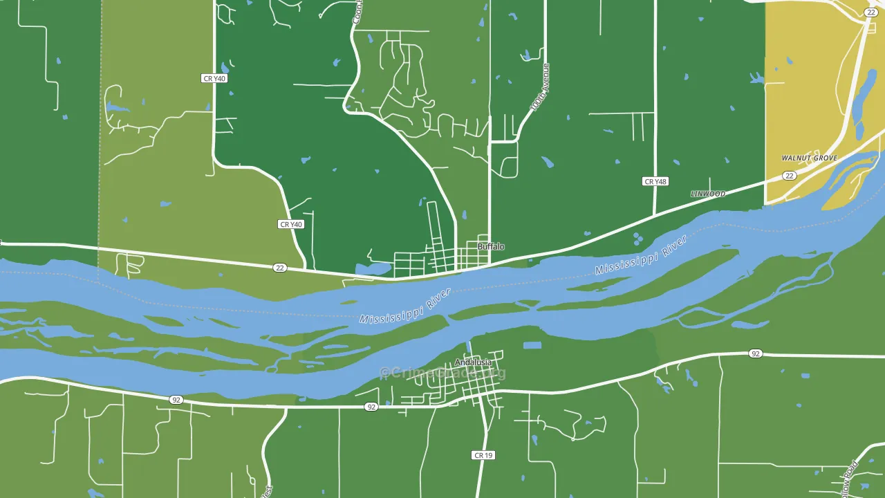 52728, IA Map of Drug-Related Crime Rates