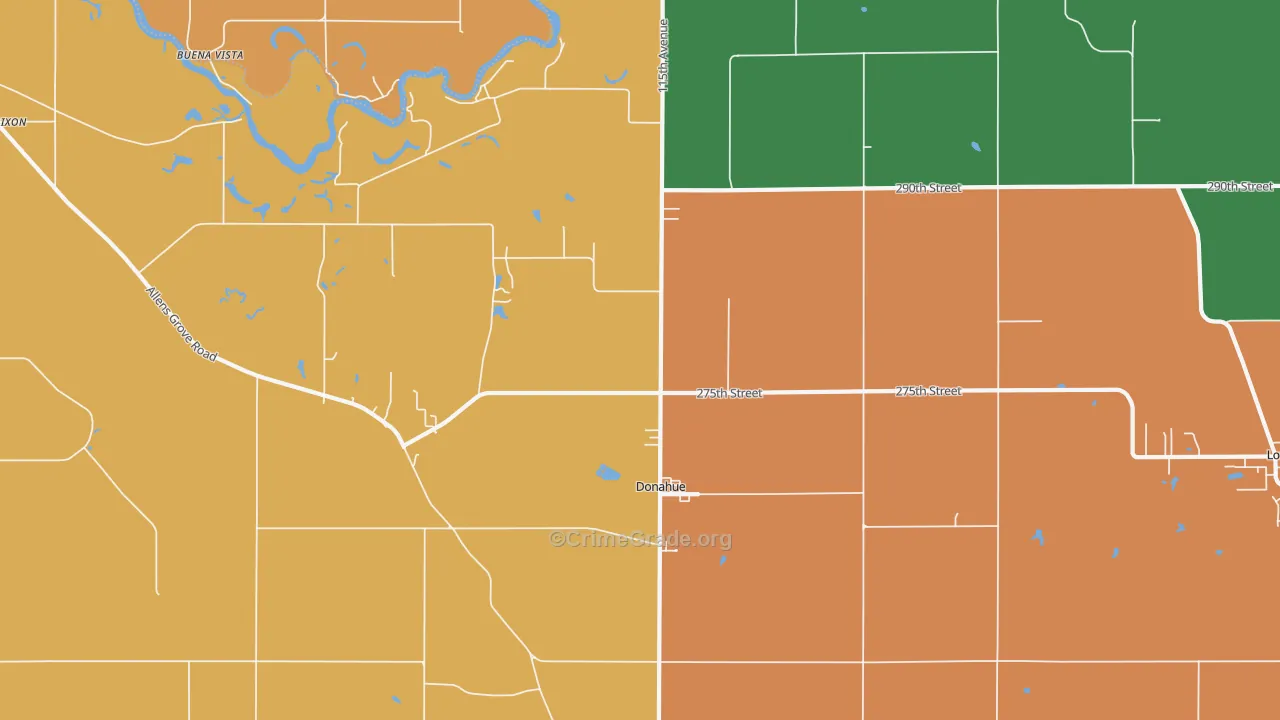 52746, IA Map of Drug-Related Crime Rates