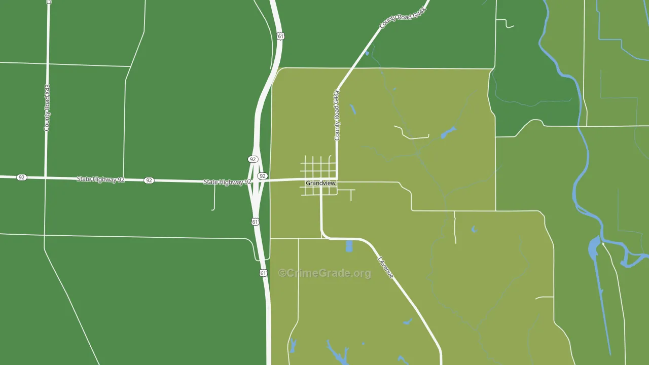 52752, IA Map of Drug-Related Crime Rates