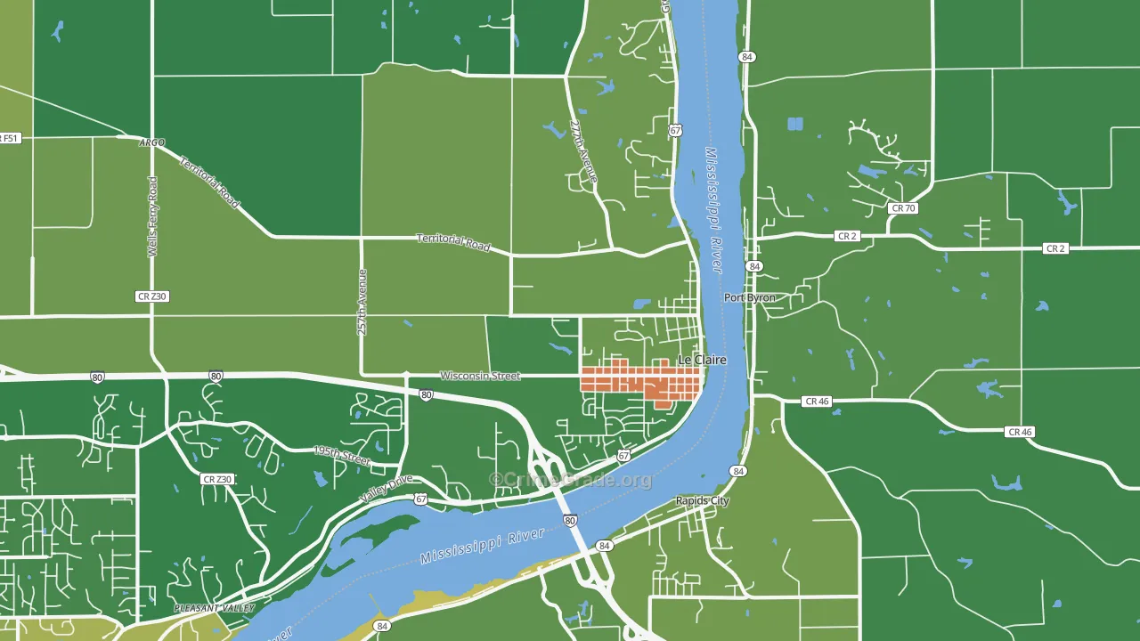 52753, IA Map of Drug-Related Crime Rates