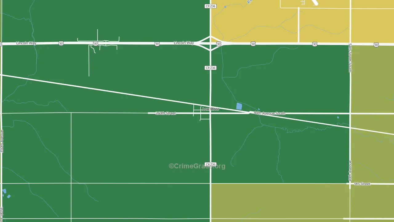 52757, IA Map of Drug-Related Crime Rates