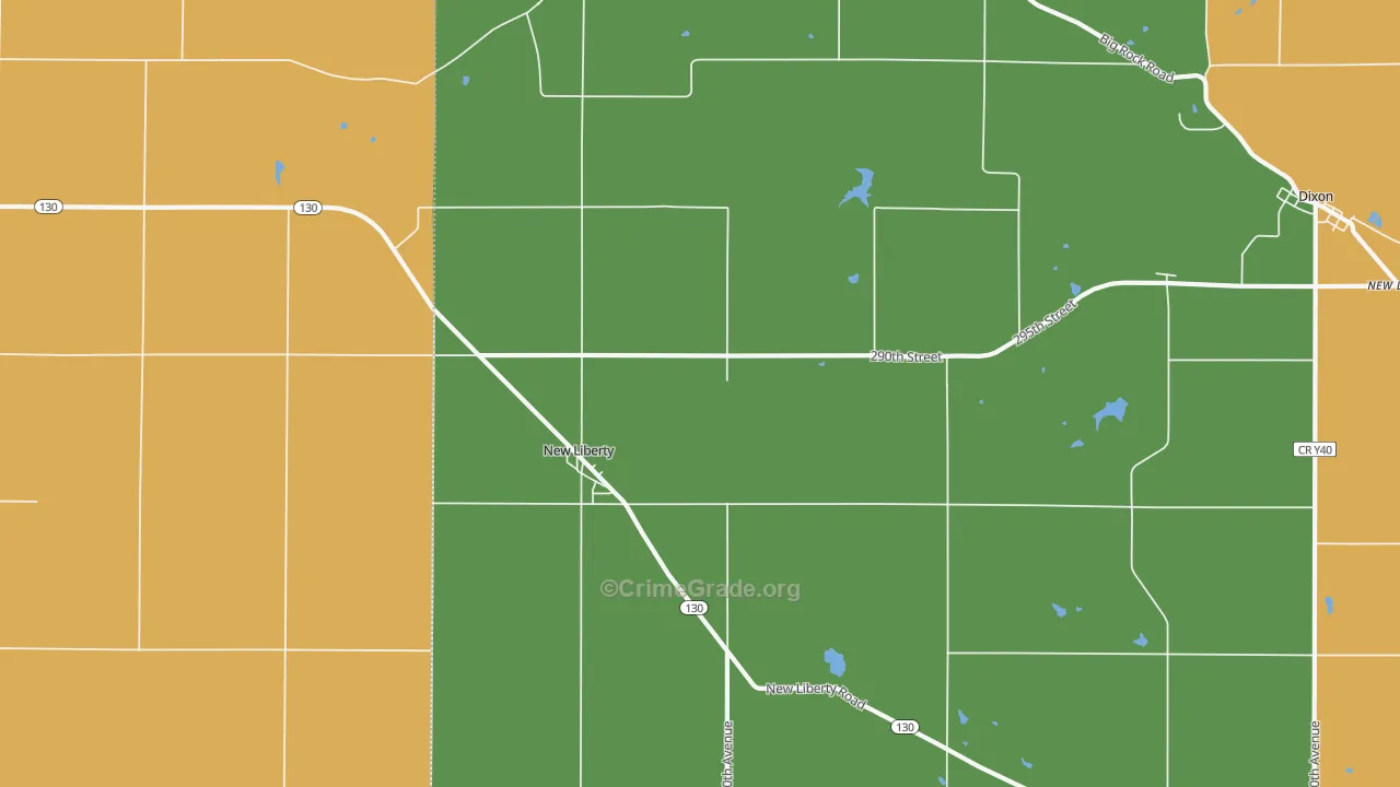 52765, IA Map of Drug-Related Crime Rates