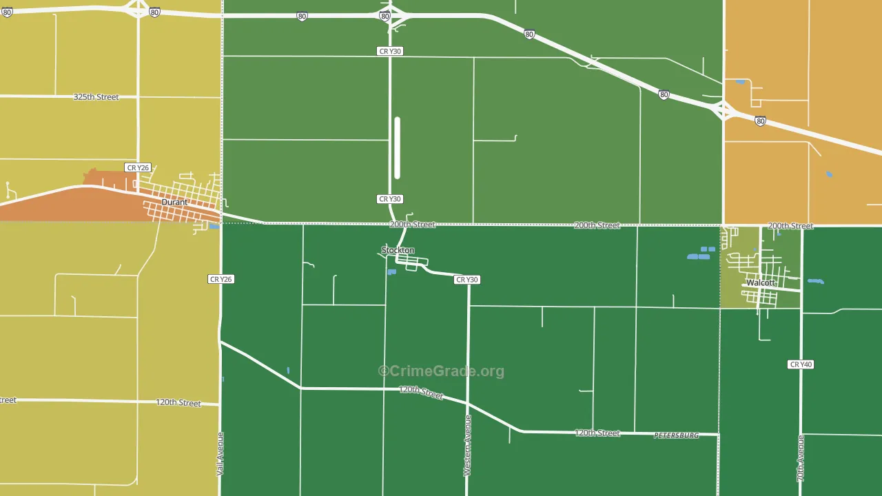 52769, IA Map of Drug-Related Crime Rates